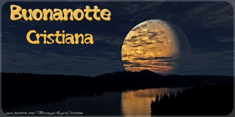 Cartoline di buonanotte - Buonanotte Cristiana