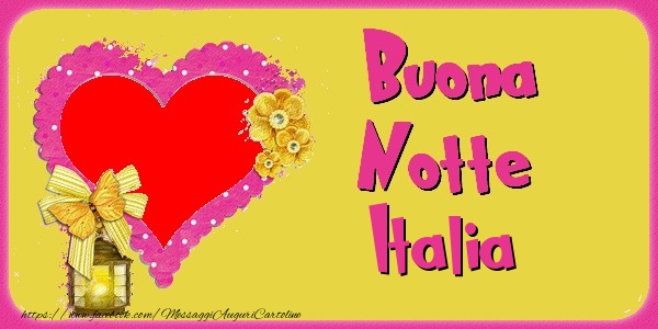 Cartoline di buonanotte - Buona Notte Italia