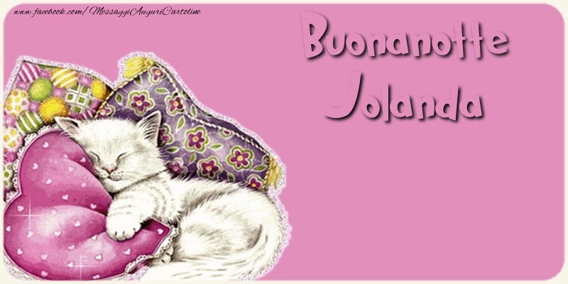 Cartoline di buonanotte - Animali | Buonanotte Jolanda