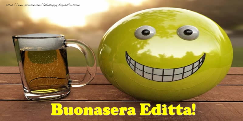 Cartoline di buonasera - Emoticons | Buonasera Editta!