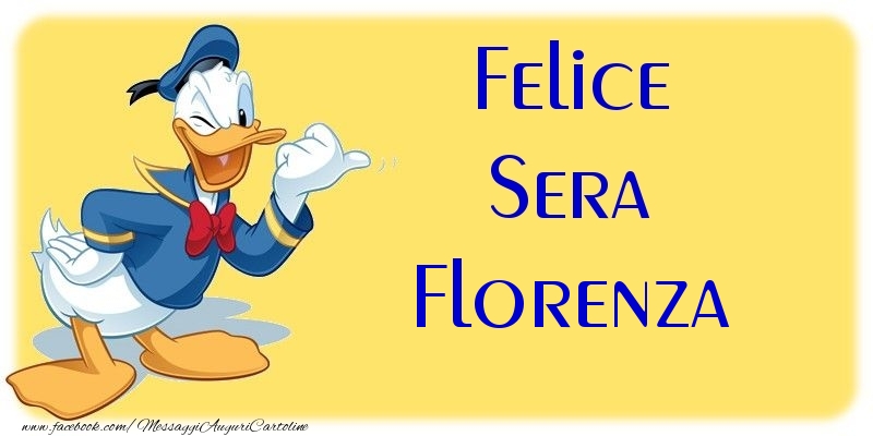 Cartoline di buonasera - Felice Sera Florenza