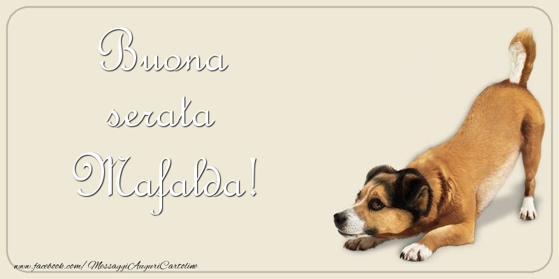  Cartoline di buonasera - Animali | Buona serata Mafalda