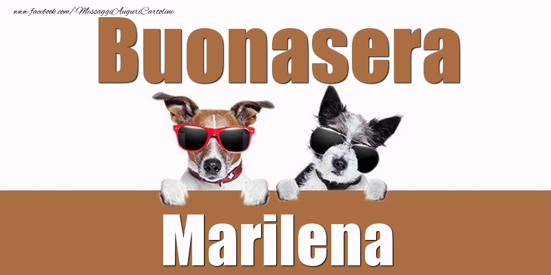  Cartoline di buonasera - Animali | Buonasera Marilena