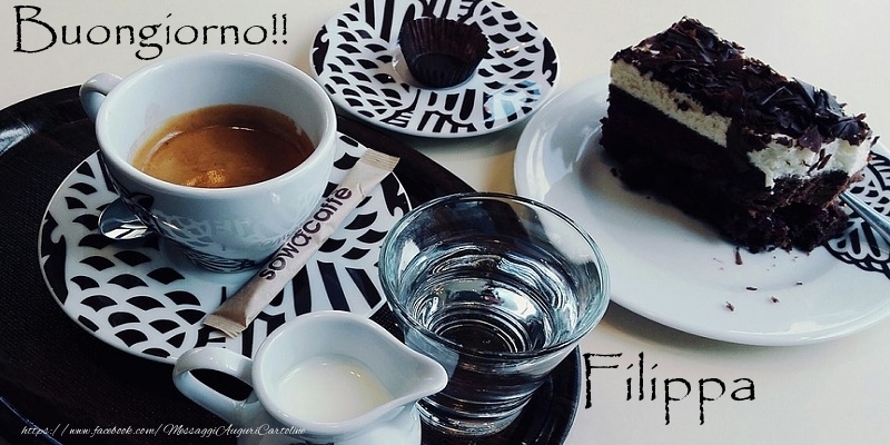 Cartoline di buongiorno - Caffè | Buongiorno!! Filippa