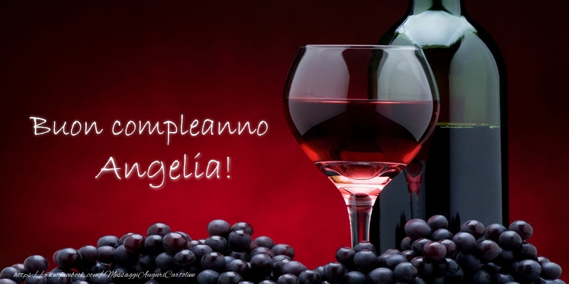 Cartoline di compleanno - Champagne | Buon compleanno Angelia!