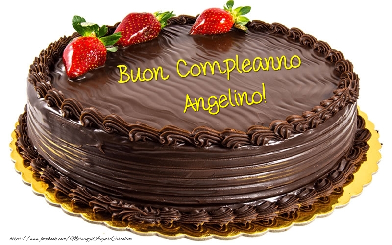 Cartoline di compleanno - Torta | Buon Compleanno Angelino!