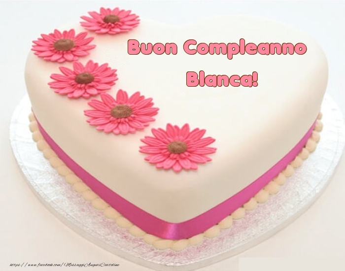  Cartoline di compleanno -  Buon Compleanno Blanca! - Torta