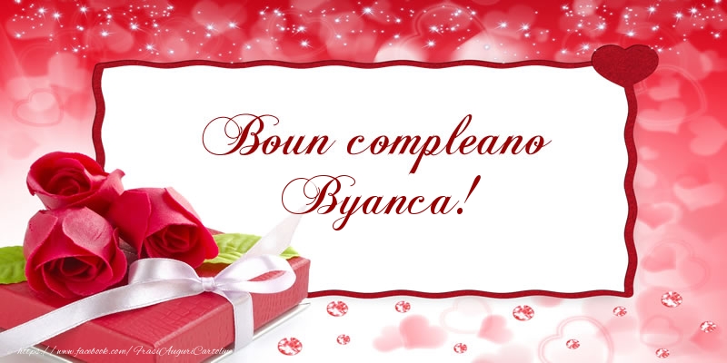  Cartoline di compleanno - Regalo & Rose | Boun compleano Byanca!