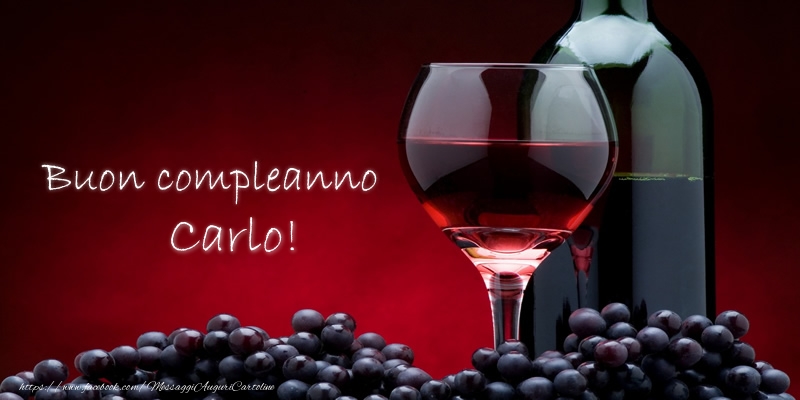  Cartoline di compleanno - Champagne | Buon compleanno Carlo!