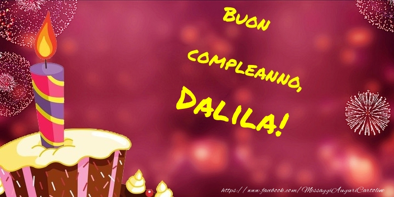  Cartoline di compleanno - Torta | Buon compleanno, Dalila