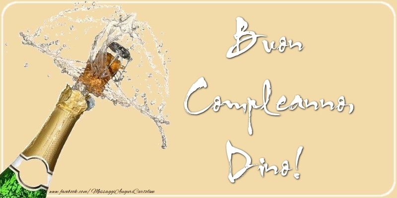  Cartoline di compleanno - Champagne | Buon Compleanno, Dino