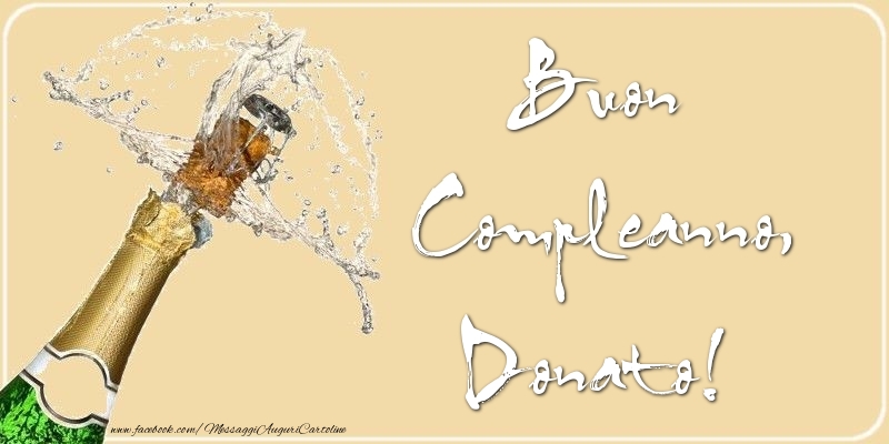  Cartoline di compleanno - Champagne | Buon Compleanno, Donato