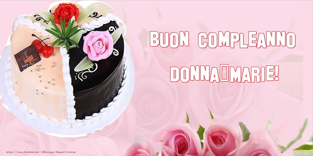 Cartoline di compleanno - Torta | Buon Compleanno Donna-Marie!