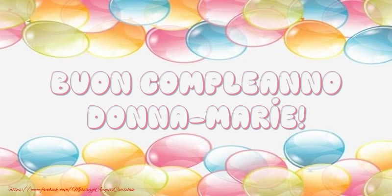 Cartoline di compleanno - Palloncini | Buon Compleanno Donna-Marie!
