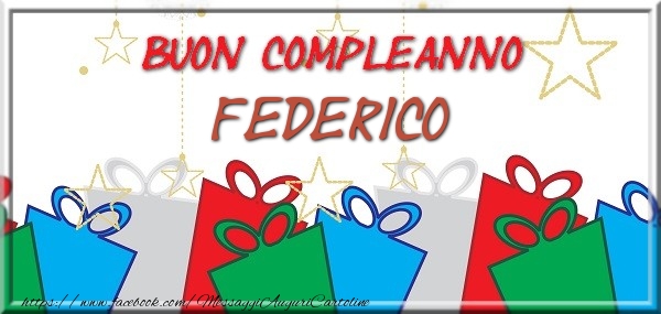 Compleanno Buon compleanno Federico