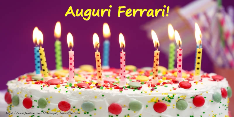 Cartoline di compleanno - Auguri Ferrari!