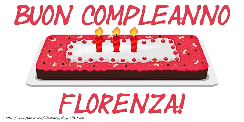  Cartoline di compleanno - Torta | Buon Compleanno Florenza!