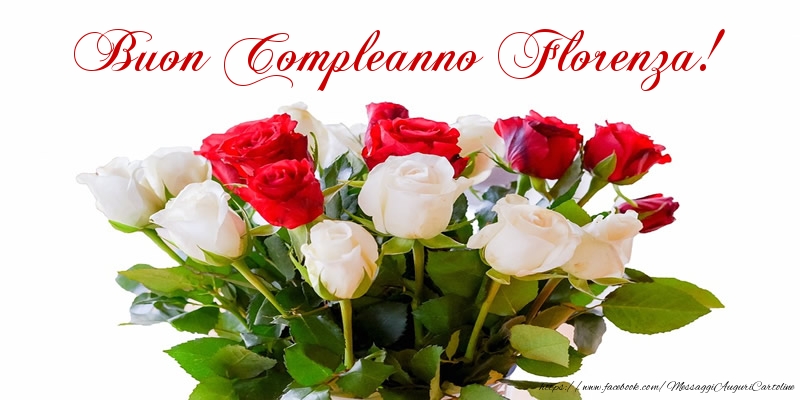  Cartoline di compleanno - Fiori & Mazzo Di Fiori & Rose | Buon Compleanno Florenza!