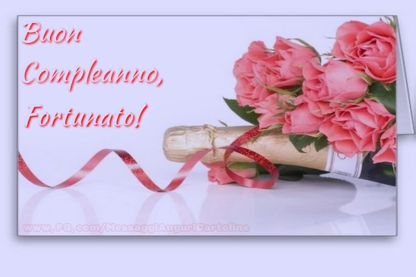  Cartoline di compleanno - Champagne & Fiori | Buon Compleanno, Fortunato