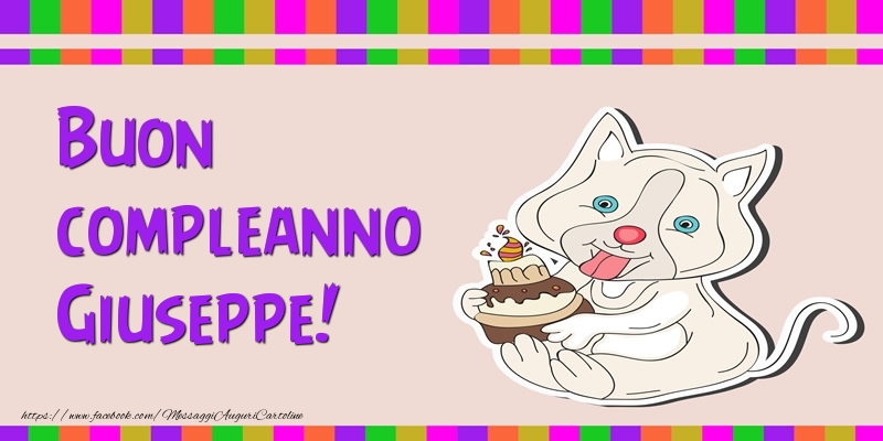  Cartoline di compleanno - Torta | Buon compleanno Giuseppe!