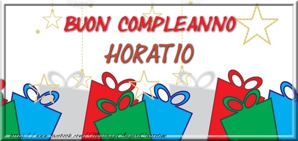 Cartoline di compleanno - Regalo | Buon compleanno Horatio