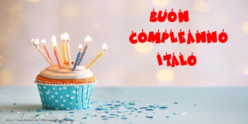  Cartoline di compleanno - Torta | Buon compleanno Italo