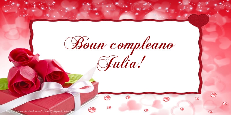 Cartoline di compleanno - Boun compleano Julia!