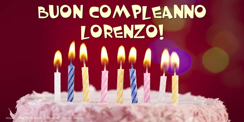 Compleanno Torta - Buon compleanno, Lorenzo!