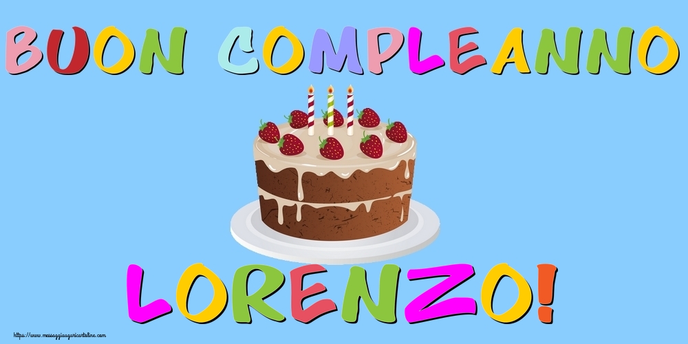 Compleanno Buon Compleanno Lorenzo!