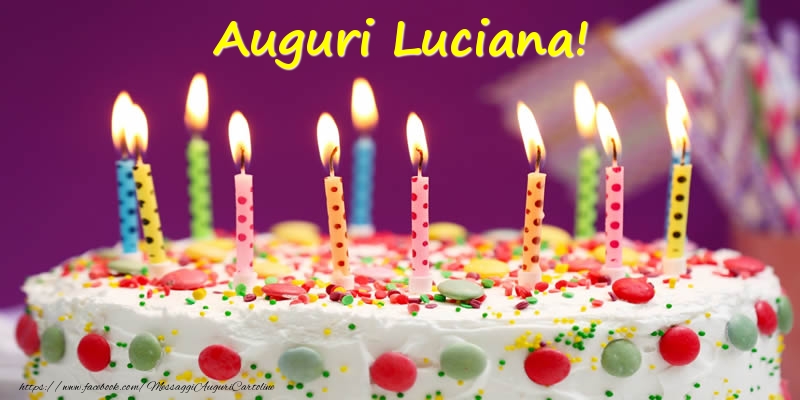 Cartoline di compleanno - Auguri Luciana!