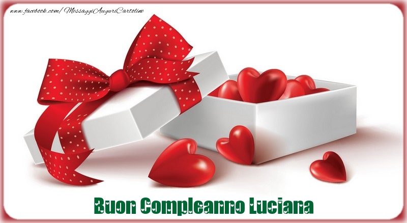  Cartoline di compleanno - Cuore & Regalo | Buon Compleanno Luciana