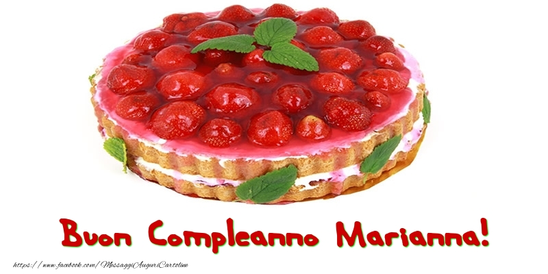  Cartoline di compleanno - Torta | Buon Compleanno Marianna!