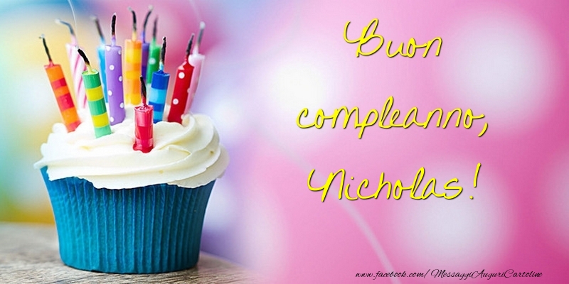  Cartoline di compleanno - Torta | Buon compleanno, Nicholas