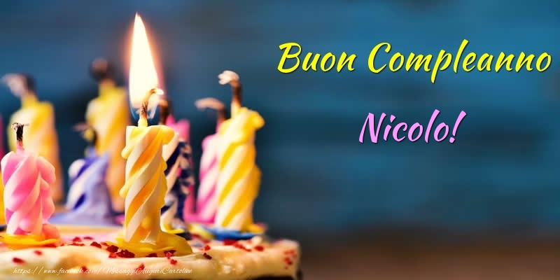  Cartoline di compleanno - Torta | Buon Compleanno Nicolo!
