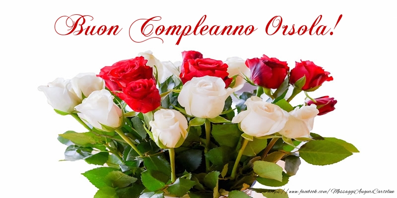  Cartoline di compleanno - Fiori & Mazzo Di Fiori & Rose | Buon Compleanno Orsola!