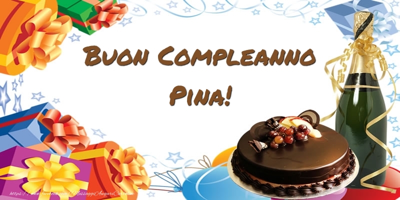 Cartoline di compleanno - Buon Compleanno Pina!