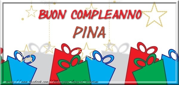  Cartoline di compleanno - Regalo | Buon compleanno Pina