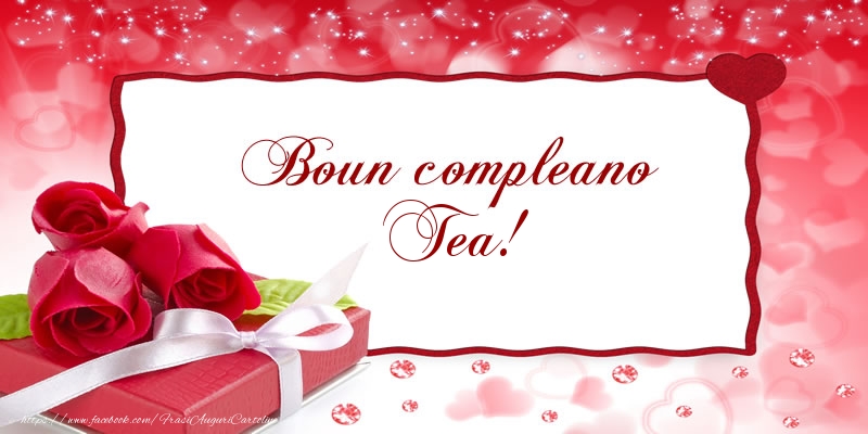  Cartoline di compleanno - Regalo & Rose | Boun compleano Tea!