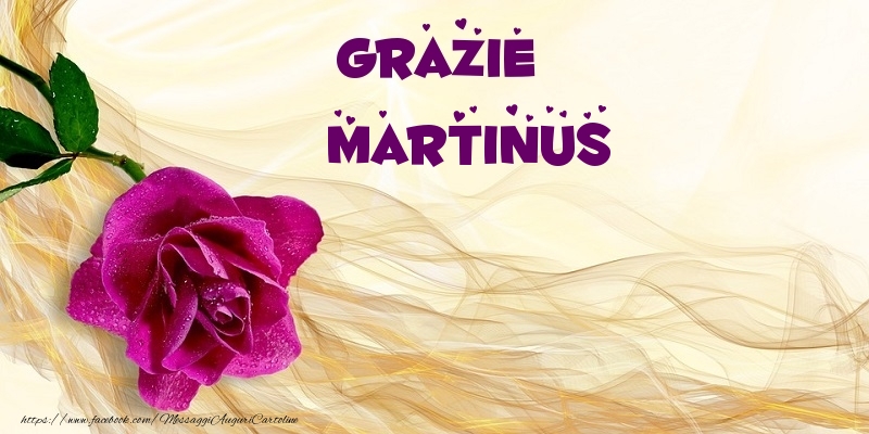 Cartoline di grazie - Fiori | Grazie Martinus