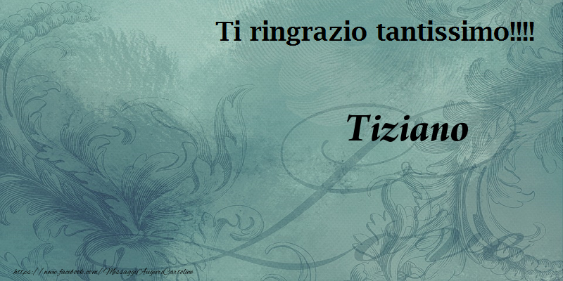  Cartoline di grazie - Fiori | Ti ringrazzio Tiziano