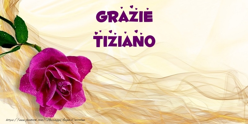  Cartoline di grazie - Fiori | Grazie Tiziano