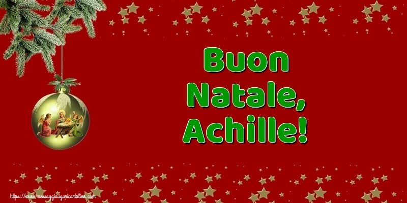  Cartoline di Natale - Palle Di Natale | Buon Natale, Achille!