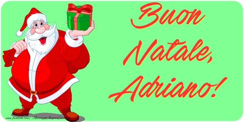  Cartoline di Natale - Babbo Natale & Regalo | Buon Natale, Adriano
