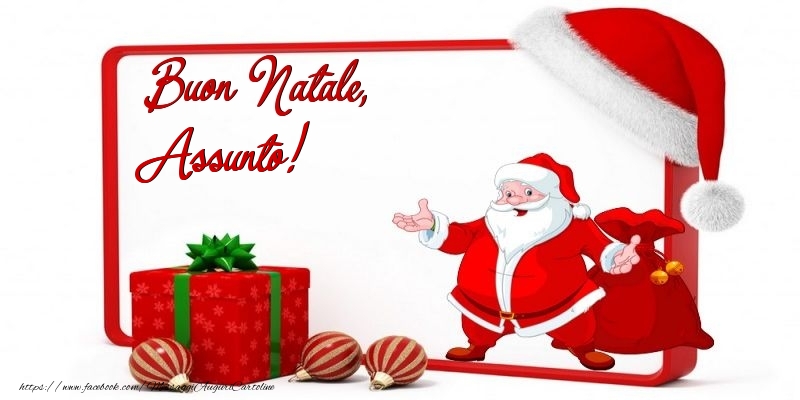 Cartoline di Natale - Babbo Natale & Palle Di Natale & Regalo | Buon Natale, Assunto