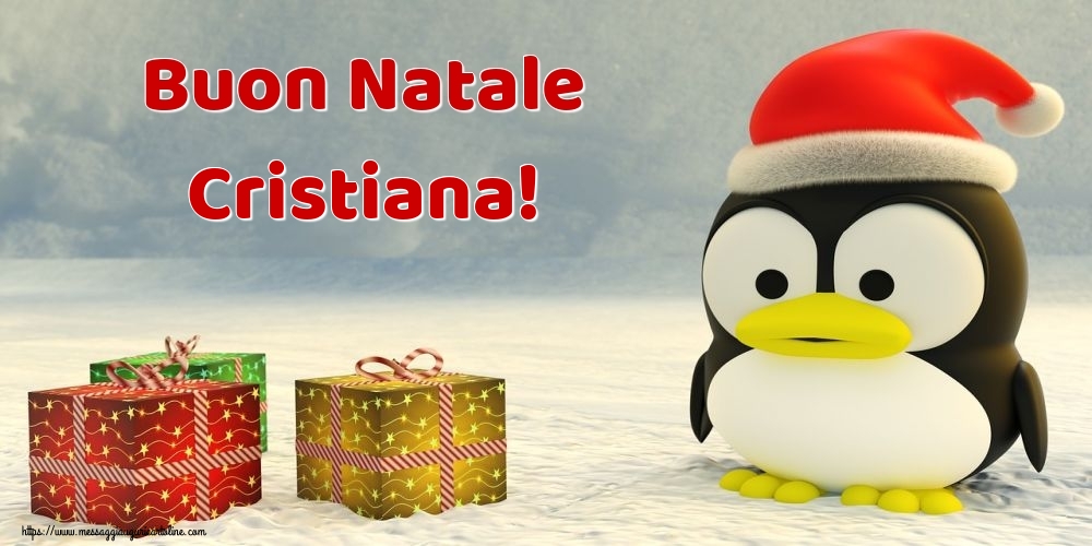  Cartoline di Natale - Animali & Regalo | Buon Natale Cristiana!