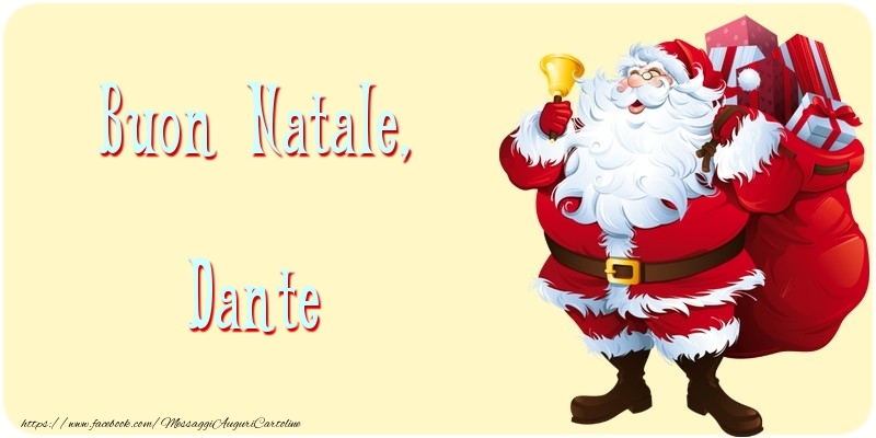 Cartoline di Natale - Babbo Natale | Buon Natale, Dante