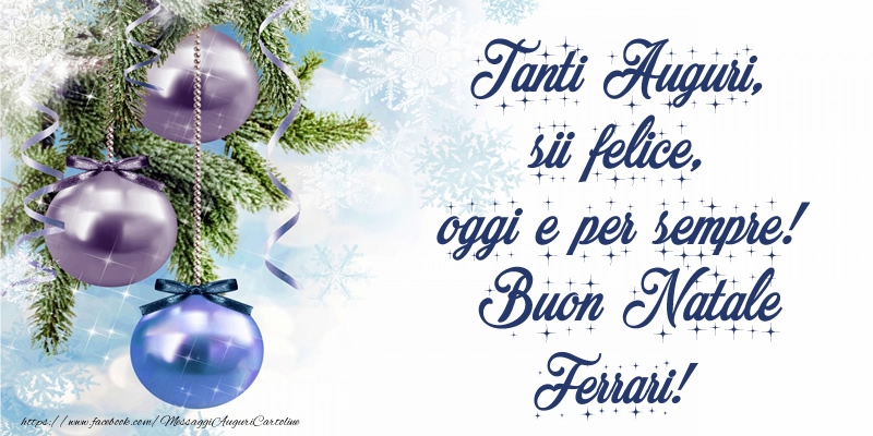 Cartoline di Natale - Pupazzo Di Neve | Tanti Auguri, sii felice, oggi e per sempre! Buon Natale Ferrari!