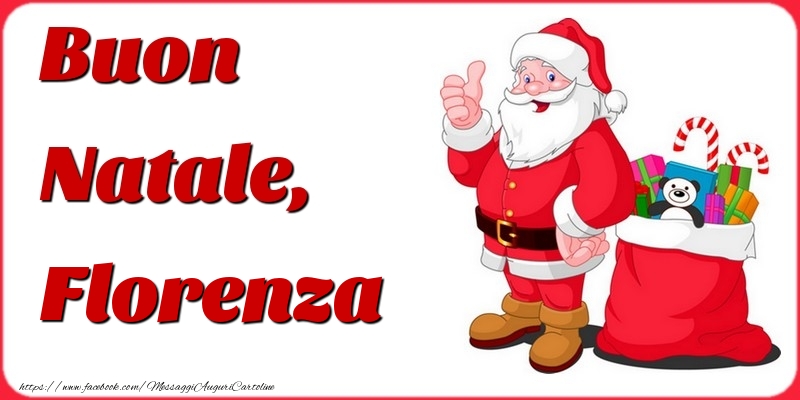 Cartoline di Natale - Babbo Natale | Buon Natale, Florenza