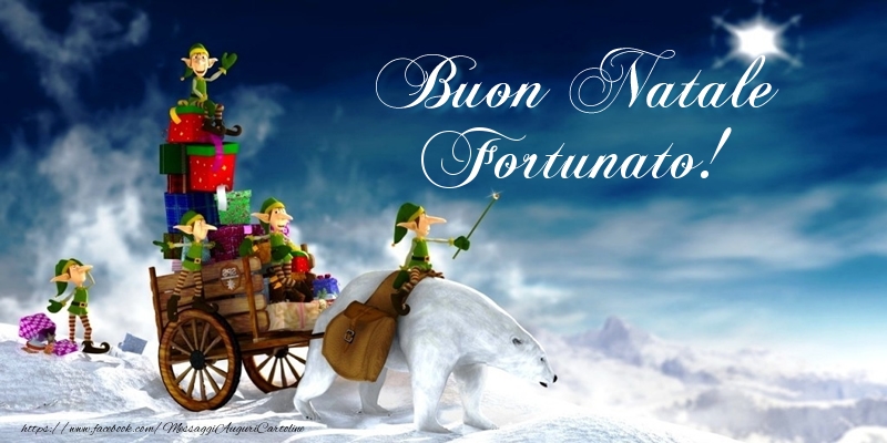  Cartoline di Natale - Regalo | Buon Natale Fortunato!