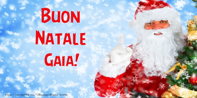  Cartoline di Natale - Babbo Natale | Buon Natale Gaia!